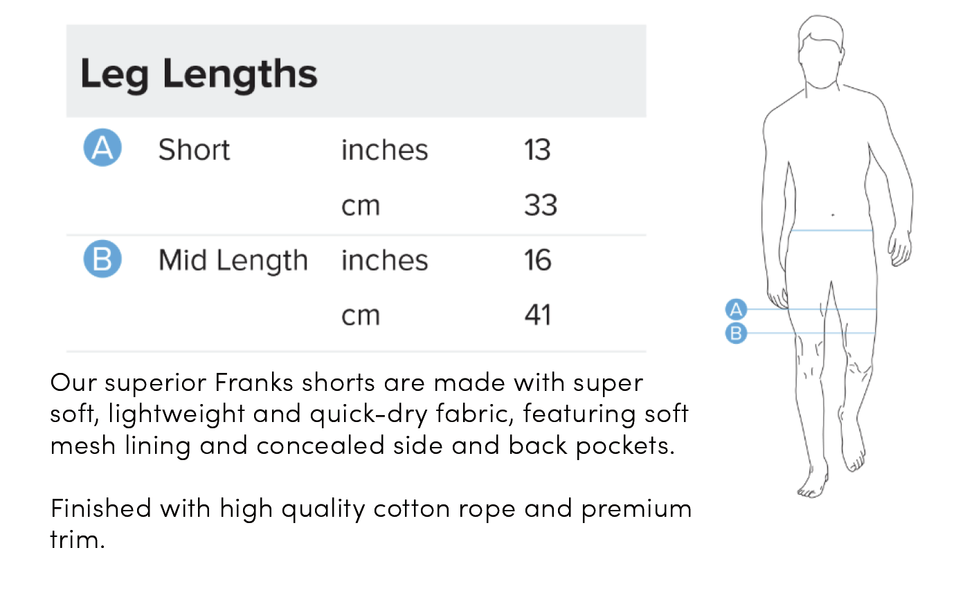 Franks Size Guide